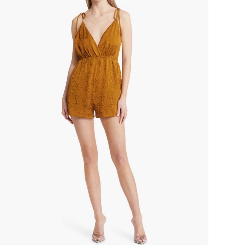 Open Edit Mustard Romper Size L